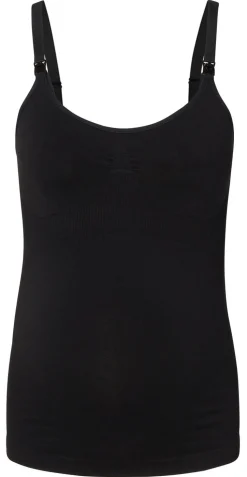 Evi Sømløs Ammetop - Black