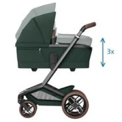 Fame carrycot - Twillic green