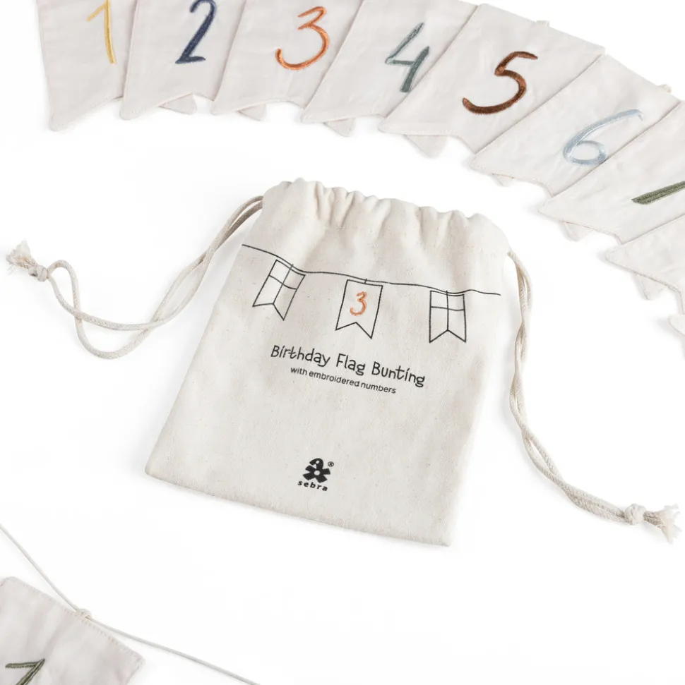 Fødselsdags flagranke, tal 0-9