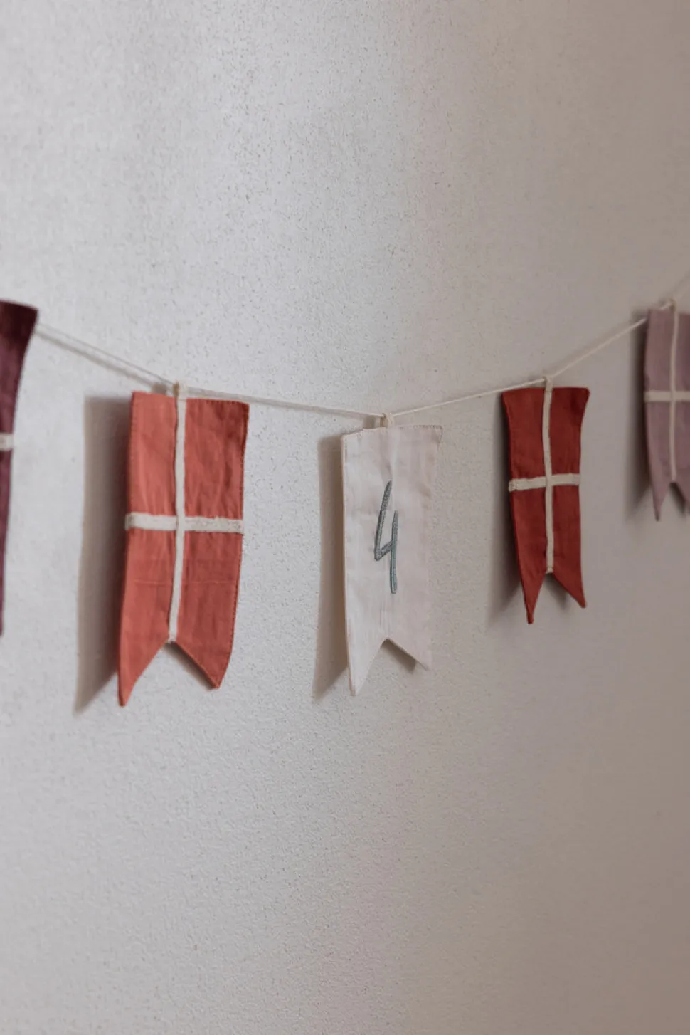 Fødselsdags flagranke, tal 0-9