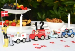 Fødselsdagstog, biler m. 11 tal