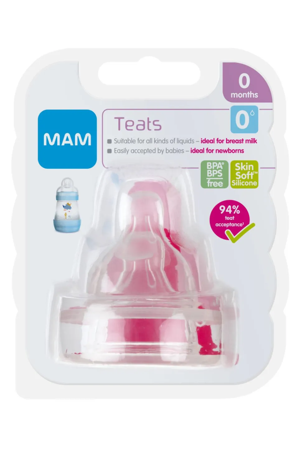 Flaskesut size 0 2-pk