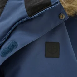 Flyverdragt m. Fake Fur - Vintage Indigo