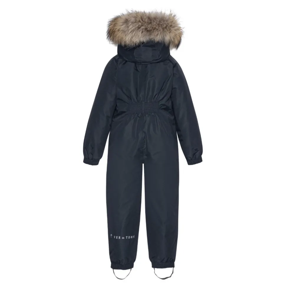 Flyverdragt w/fur - Navy