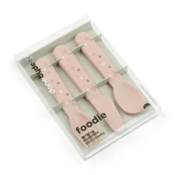 Foodie bestiksæt Happy dots Pudder