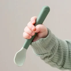 Foodie easy-grip babyske 3-pak Grøn