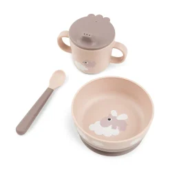 Foodie første spisesæt 3 dele - Happy clouds Pudder