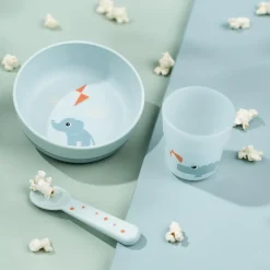 Foodie første spisesæt Playground Blå
