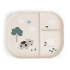 Foodie inddelt tallerken Tiny farm Sand