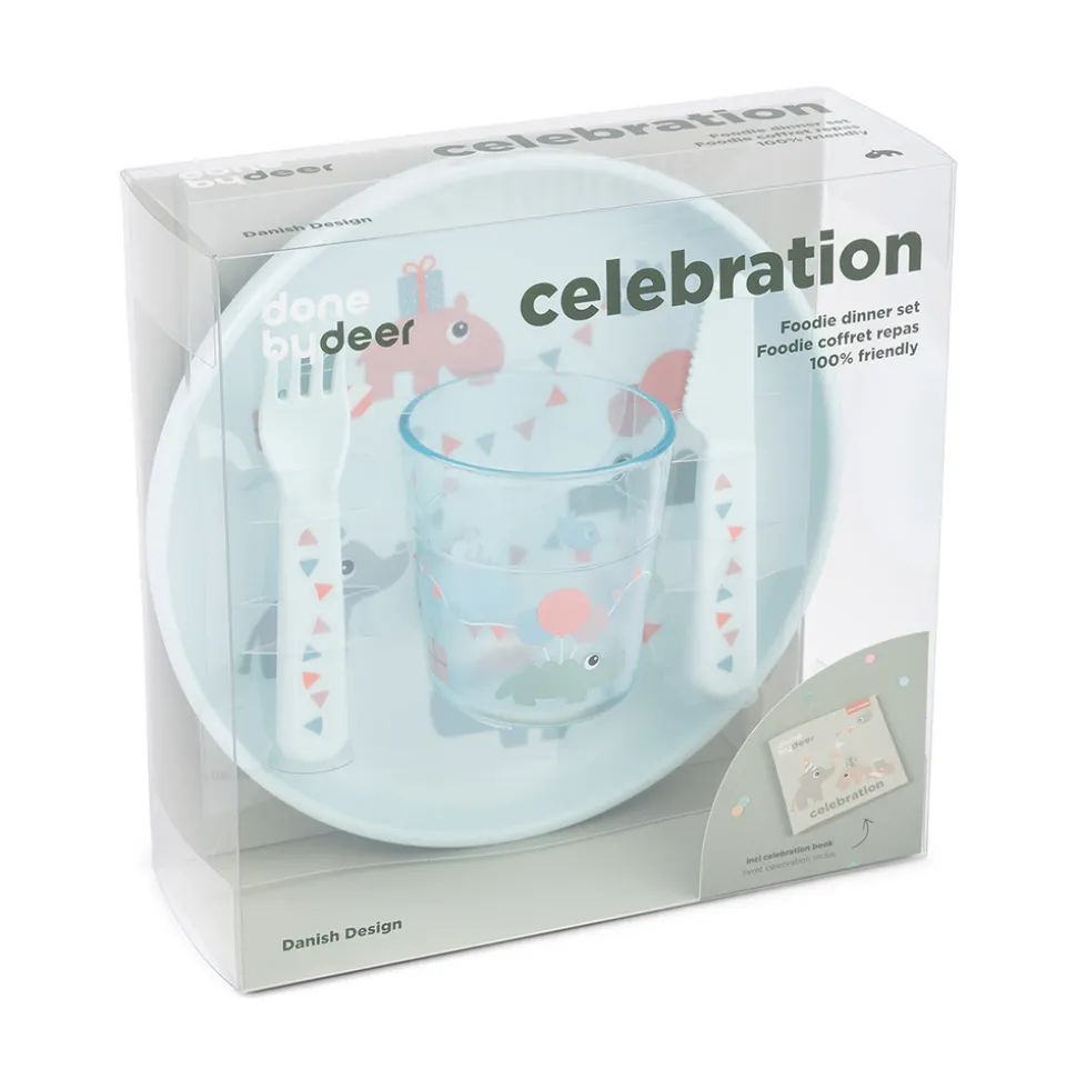 Foodie spisesæt Celebration Blå