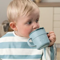 Foodie tudkop Happy dots Blå