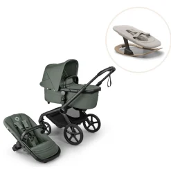 Fox 5 Renew complete inkl. Giraffe bouncer - forest green/polar white