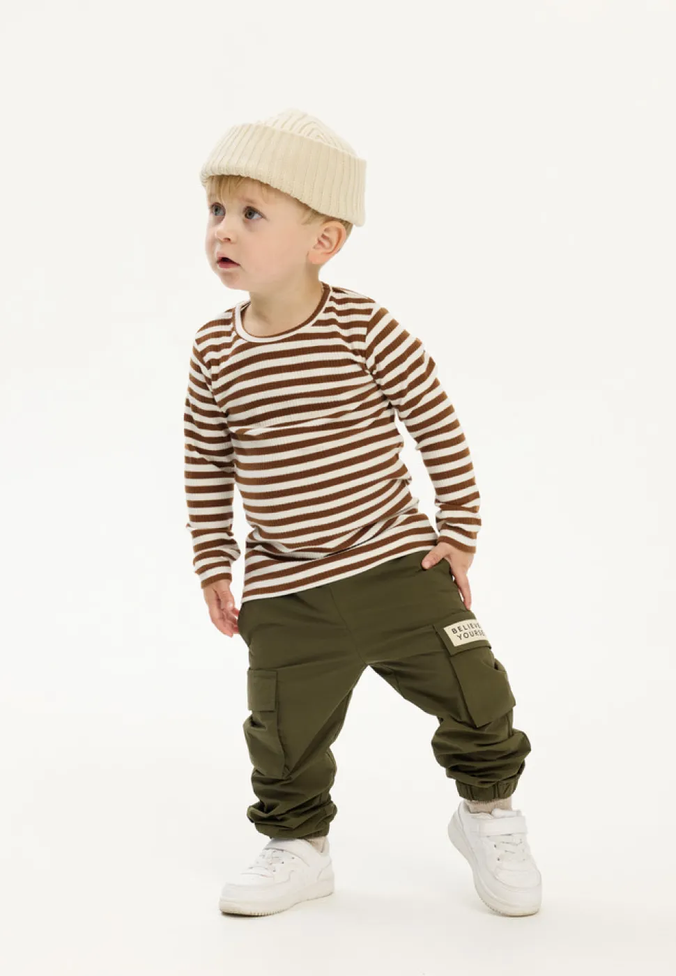 Fro Rib Bluse - TOFFEE