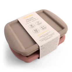 Frysebakke til babymad 4x65 ml - 2-pak - Rose Mix