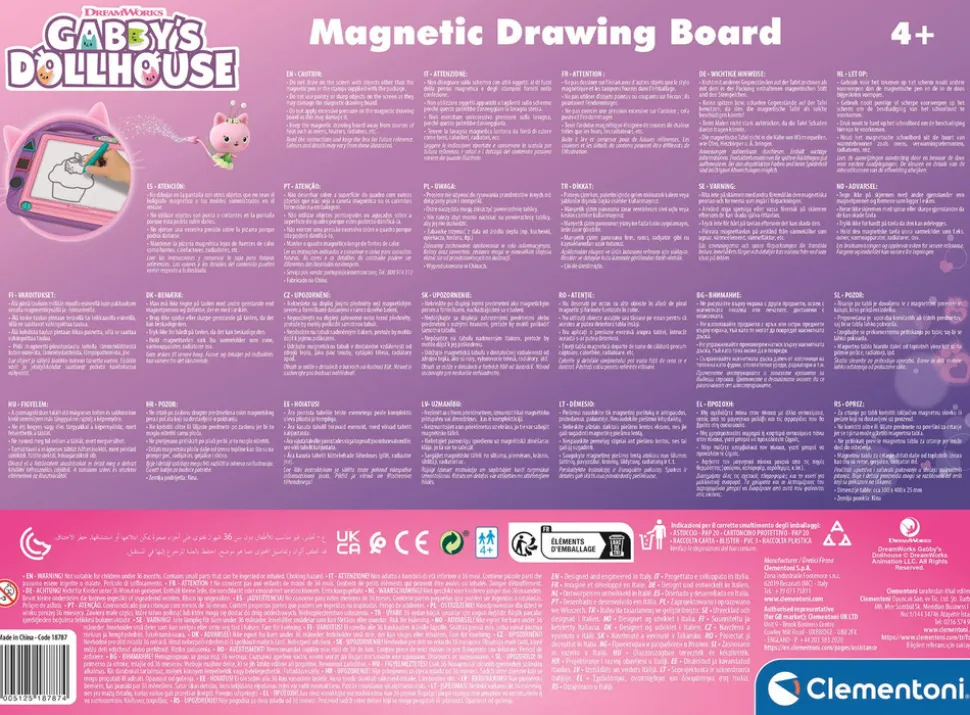 Gabby's Dollhouse magnetisk tegnetavle