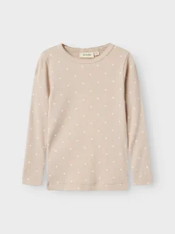 Gago langærmet slim top noos - GRAY MORNING