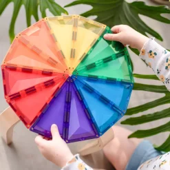 Geometry Pack - magnetsæt 30 dele - rainbow