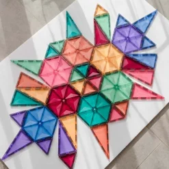 Geometry Pack - magnetsæt 40 dele - pastel