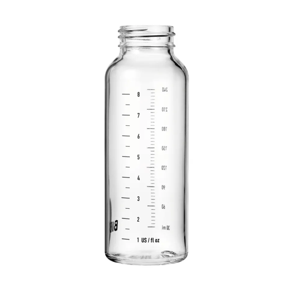 Glass baby bottle body 240 ml