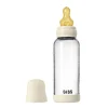 Glass baby bottle latex 240 ml ivory