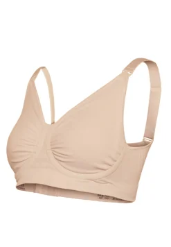 Graviditets & amme BH med carri-gel beige M