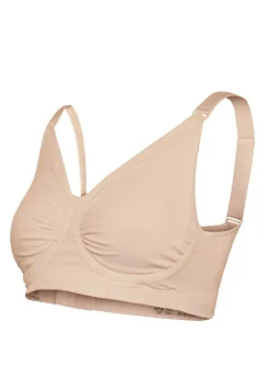 Graviditets & amme BH med carri-gel beige S