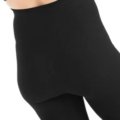 Graviditets leggings m. støtte 3/4 længde sort