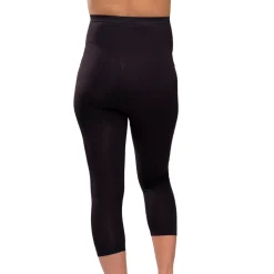 Graviditets leggings m. støtte 3/4 længde sort