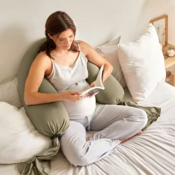 Graviditets- og Ammepude - dusty olive