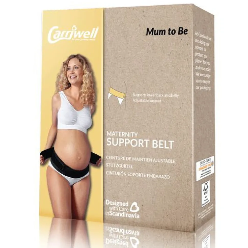 Graviditets støttebælte, hvid L/XL