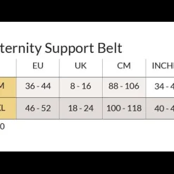 Graviditets støttebælte, hvid L/XL