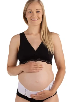 Graviditets støttebælte, hvid S/M