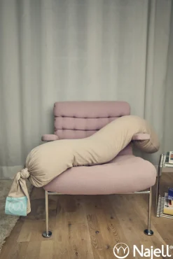 Graviditetspude - linen beige