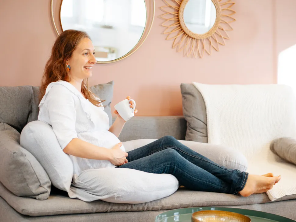 Graviditetspude XXL - Mineral grå