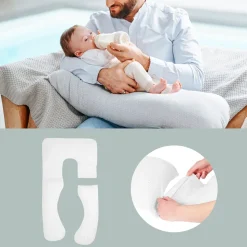 Graviditetspude XXL - Mineral grå