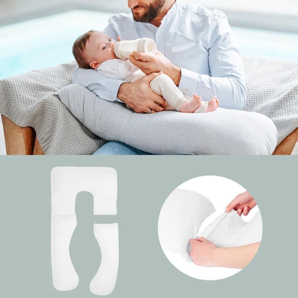 Graviditetspude XXL - Mineral grå