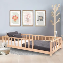 Gulvseng, 90x200 cm.