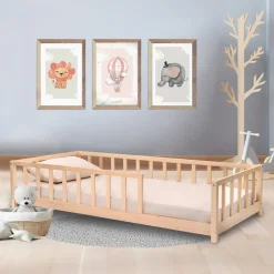 Gulvseng, 90x200 cm.