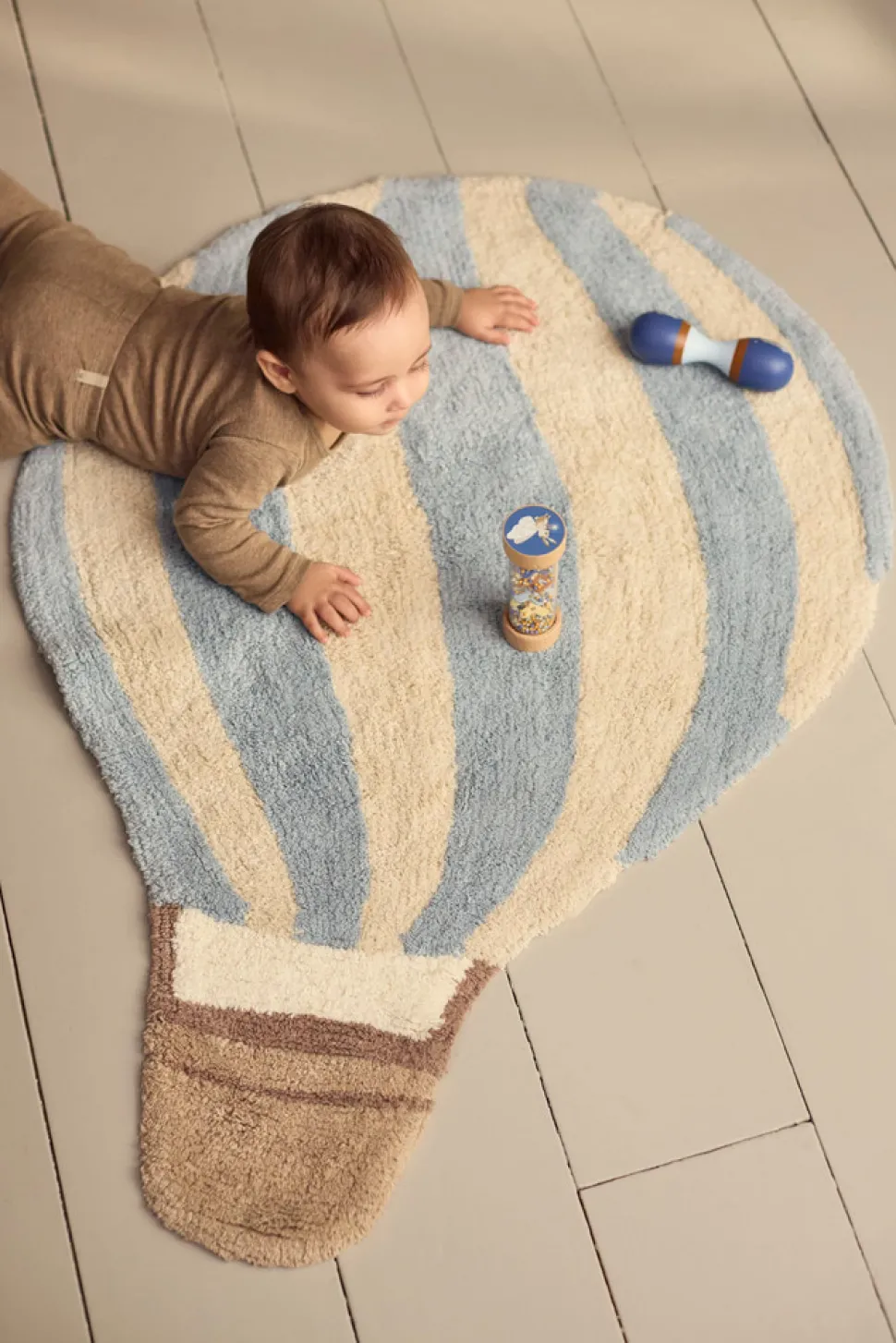 Gulvtæppe - Luftballon - Pearl Blue