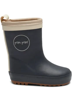 Gum støvle thermo - navy