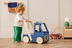 Gåvogn, lastbil, blå