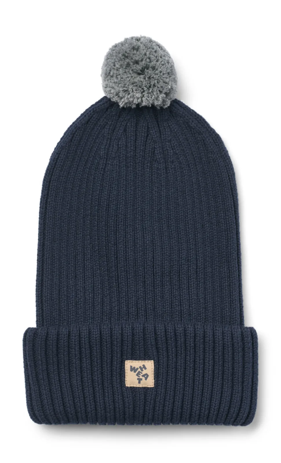 Habar Strikket Hue - Ink melange