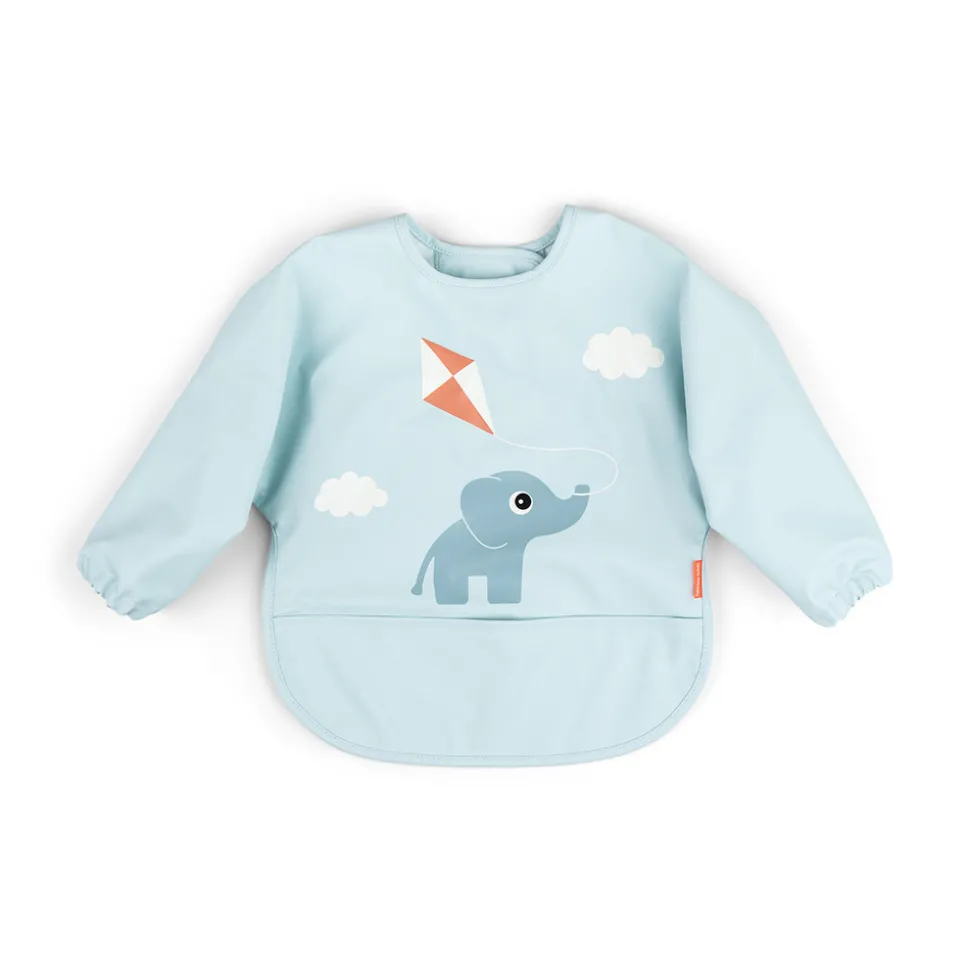 Hagesmæk m/ærmer og lomme Playground Blå