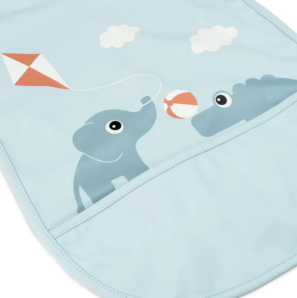 Hagesmæk m/Velcro Playground Blå