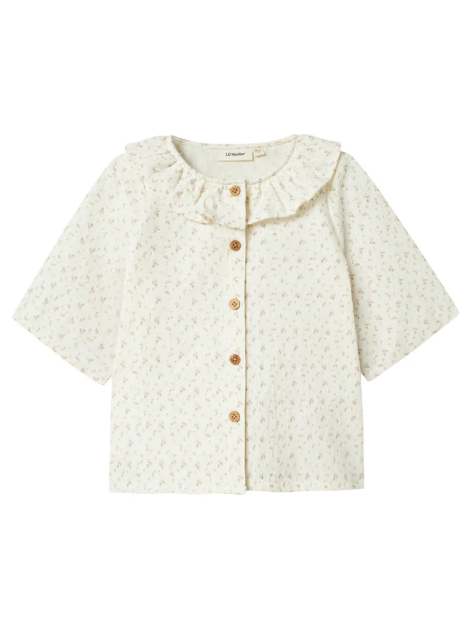 Hailey kortærmet løs skjorte - COCO MILK