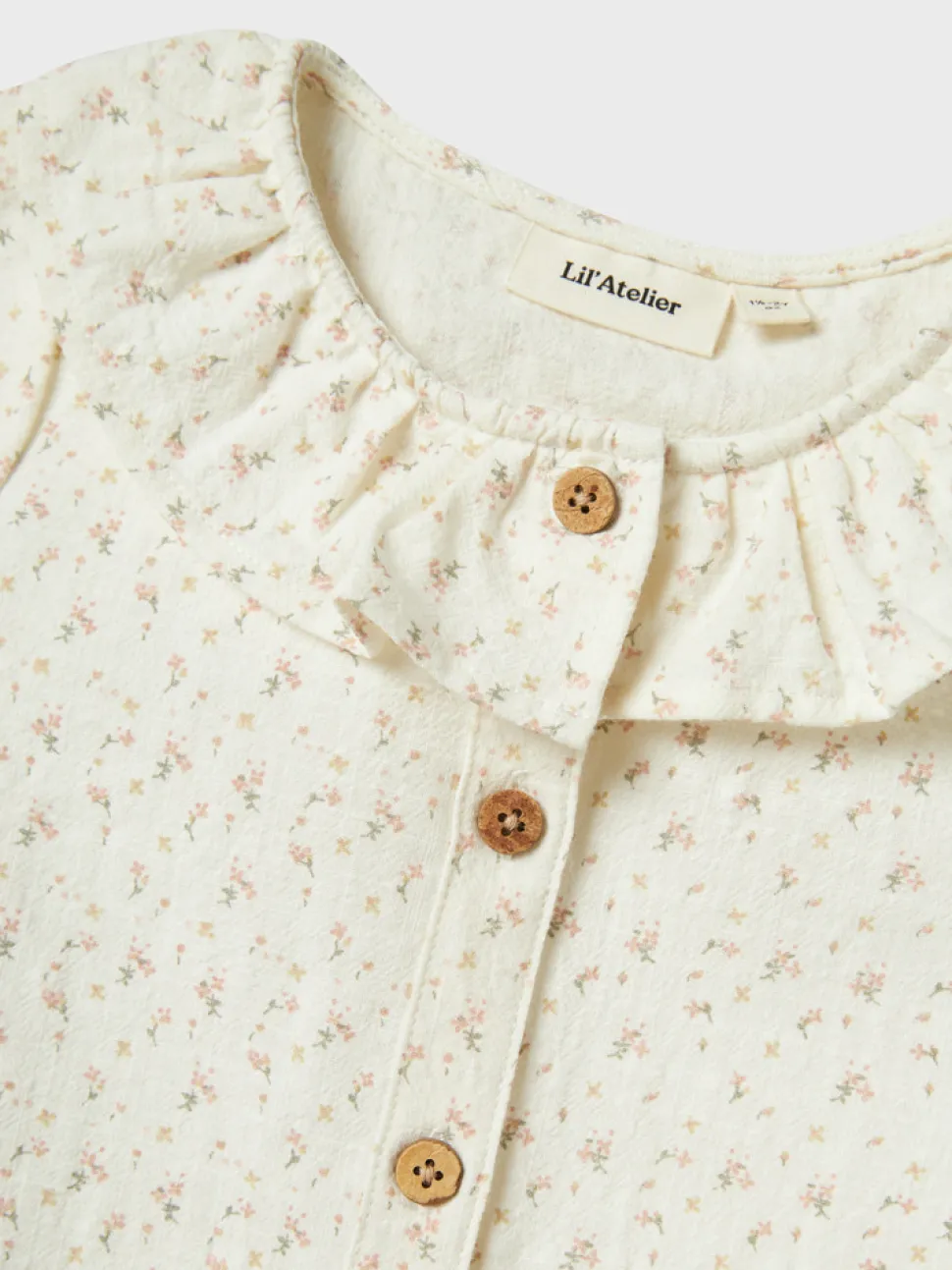 Hailey kortærmet løs skjorte - COCO MILK