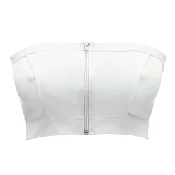 Hands-free pumping bustier hvid S