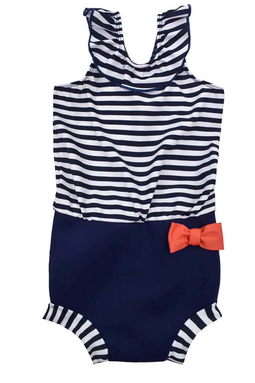Happy nappy costume - Navy stripe