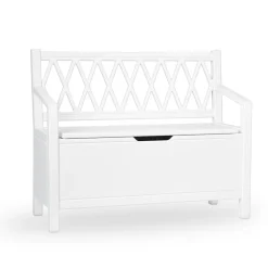 Harlequin Børnebænk - hvid - FSC® Mix