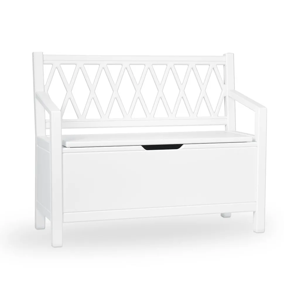 Harlequin Børnebænk - hvid - FSC® Mix